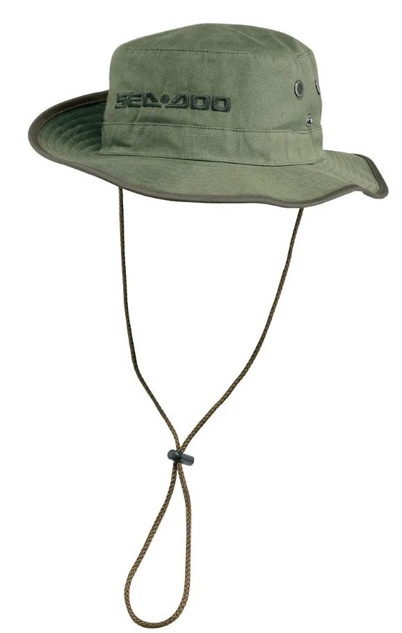 chapeau a large bord adventure vert armée unisexe