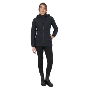 Manteau matelassé avec capuche pour femme