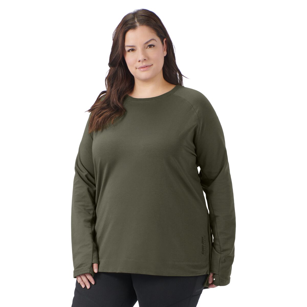 Chandail col rond léger Plus pour femme