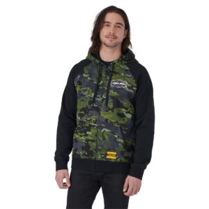 Pull avec capuchon à fermeture à éclair Can-Am Premium en molleton lourd pour homme