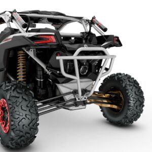 Pare-chocs arrière Lonestar Racing argent Can-Am Maverick X3