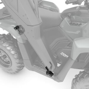 Ensemble de fixation pour Étui d'arme à feu LinQ - Position sur l'aile