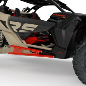 Barres protectrices latérales Lonestar Racing rouge Can-Am Maverick X3