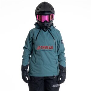 alt="457901 alt="Manteau isole FLIGHT Jethwear motoneige unisexe femme turquoise