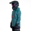 alt="457901 alt="Manteau isole FLIGHT Jethwear motoneige unisexe femme turquoise