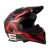 alt="600423-5 alt="Casque Tobe core MANTLE red black pour motoneige