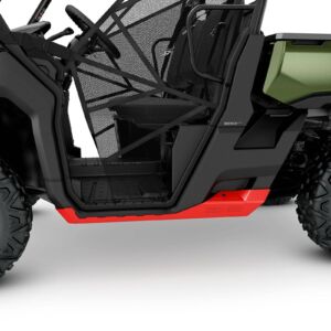 Barres protectrices latérales rouge Can-Am Defender