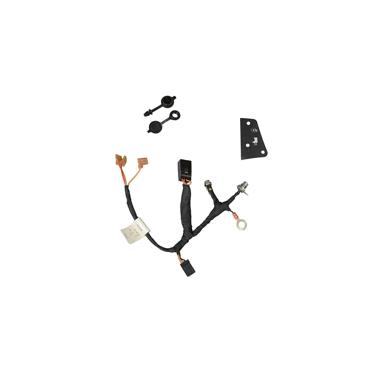 Faisceau de câblage de siège 1 + 1 pour visière électrique/bottes chauffantes