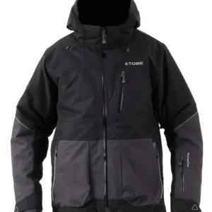 Manteau Arctos isolé Jet No 833180-1 – manteau chaud et imperméable pour motoneige et VTT, avec isolation haute performance et design noir durable.