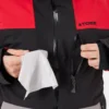 Manteau Arctos isolé Racing Red 833200 – manteau chaud et imperméable pour motoneige et VTT, offrant isolation performante et protection hivernale.