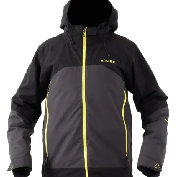 Manteau Scope isolé Jet Noir TOBE pour motoneige et VTT – chaleur, protection et performance par temps froid