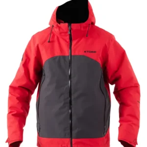 Manteau Scope isolé Racing Red TOBE pour motoneige et VTT – chaleur, protection et performance par temps froid