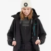 Manteau Cappa Ins Jet Noir – manteau isolé, chaud et imperméable pour motoneige et VTT, offrant confort, chaleur et protection contre le froid extrême.