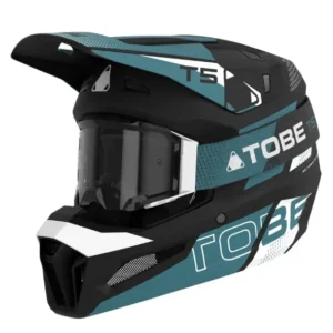 Casque T5 Power Tobe noir – casque de motoneige et VTT offrant confort, ventilation et protection avancée.