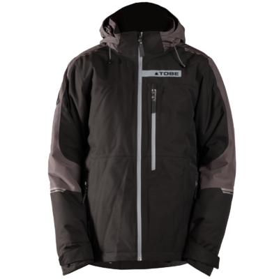 Manteau TOBE Ember ISO Carbon Gray – manteau isolé pour motoneige, offrant chaleur maximale, confort et protection contre le froid, le vent et l’humidité.