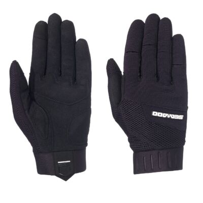 Gants Choppy unisexes Sea-Doo avec paume Pro-Grip, tissu extensible et poignets en néoprène pour une adhérence et un confort optimaux sur l’eau.