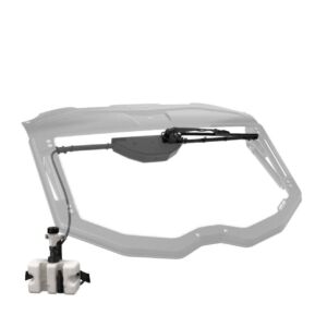 Ensemble d’essuie-glace et distributeur de liquide lave-glace pour pare-brise Powerflip pour Can-Am Maverick X3