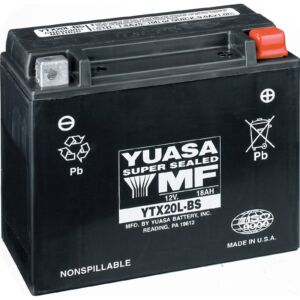 Batterie Yuasa YTX20HL sans entretien activée en usine*