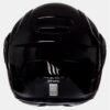 Casque moto MT Helmets Atom SV noir lustré vue arrière