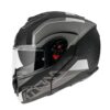 Casque moto modulaire MT Helmets Atom SV Quark gris vue latérale