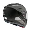 Casque moto MT Helmets Atom SV Quark gris vue arrière