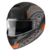 Casque modulaire MT Helmets Atom SV Quark finition orange brillante