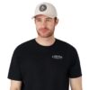 Casquette incurvée avec panneau en filet coupé au laser
