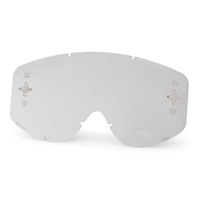 Lentille simple « Works » de remplacement chrome pour lunettes Scott