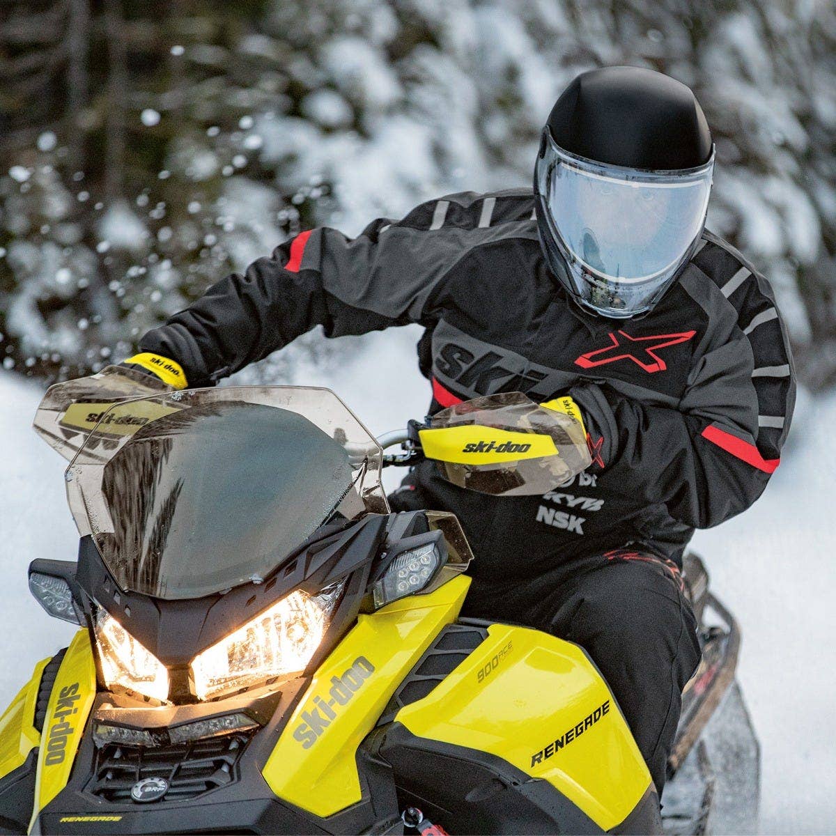 Casque chauffant Ski-Doo Oxygen avec visière électrique (DOT) – Image 82