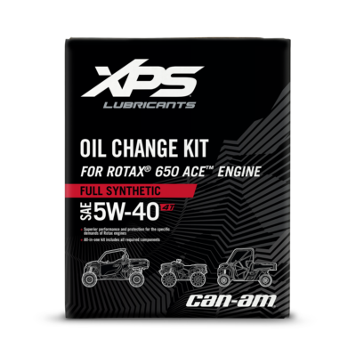 Ensemble de changement d'huile Can-Am 5W40 XPS pour moteur ACE 650CC