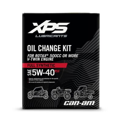 Ensemble de changement d'huile synthétique 4T 5W-40 XPS pour moteur à deux cylindres en V Rotax 500 cc et plus*