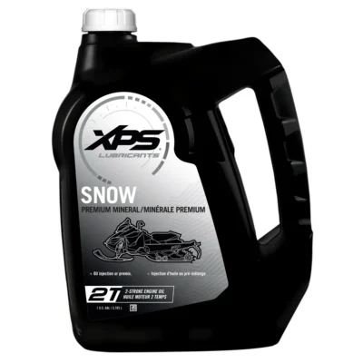 Huile minérale XPS 2T pour motoneige à carburateur en format 3,7 L